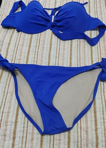Mavi Strappy Kadın Bikini