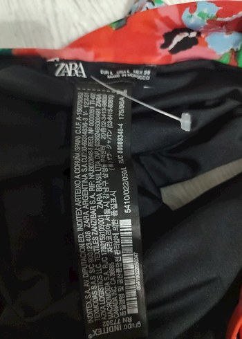 Kırmızı Çiçek Desenli Volanlı Mini Mayo - Görsel 5