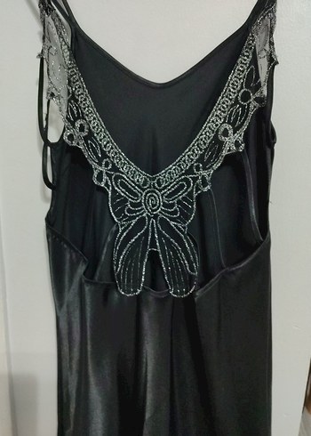 Siyah İşlemeli Uzun Gotik - Görsel 2