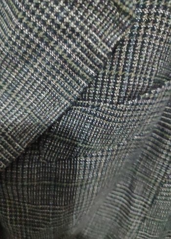 Kahverengi Kadın Düğmeli Blazer Ceket - Görsel 2