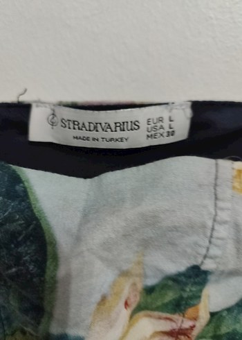 Kadın Çok Renkli Bağlama Desenli Mini Büstiyer - Görsel 3