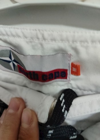 Desenli Kemerli Erkek Şort deniz - Görsel 4