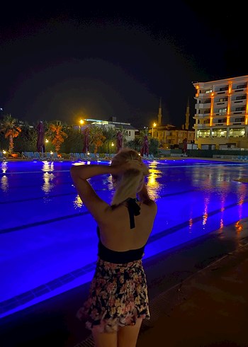 Çiçek desenli etek - Görsel 2