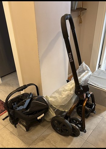 Kenya i-Size Siyah Gri Travel Sistem Bebek Arabası - Görsel 5