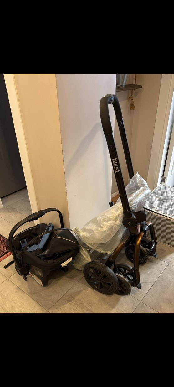 Kenya i-Size Siyah Gri Travel Sistem Bebek Arabası - Görsel 5