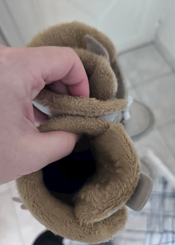 Kız Çocuk Bej Baskılı Kaydırmaz Bot - Görsel 2