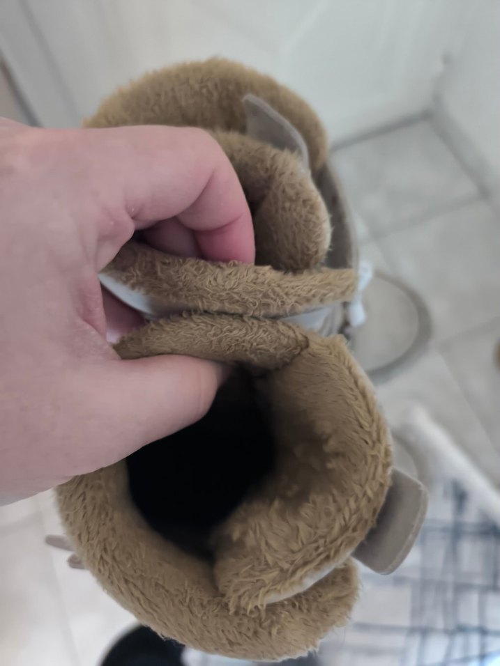 Kız Çocuk Bej Baskılı Kaydırmaz Bot - Görsel 2