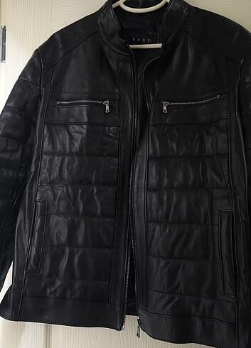 Erkek sıfır deri ceket - Görsel 4