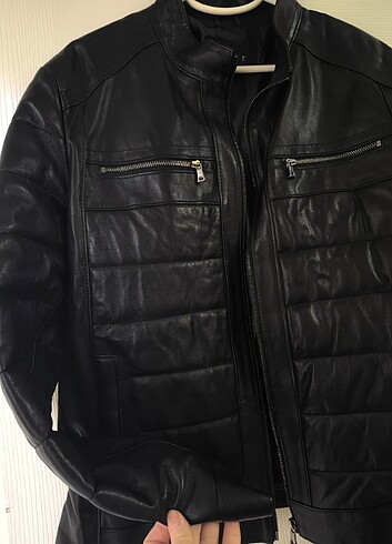 Erkek sıfır deri ceket - Görsel 8