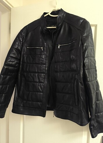 Erkek sıfır deri ceket - Görsel 9