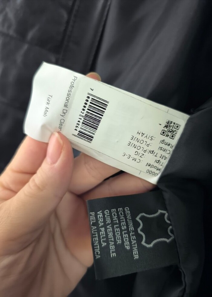 Erkek sıfır deri ceket - Görsel 5