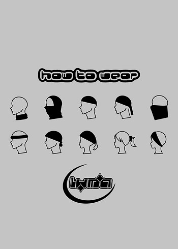 Baf boyunluk Siyah Beyaz Çizgili - Görsel 2