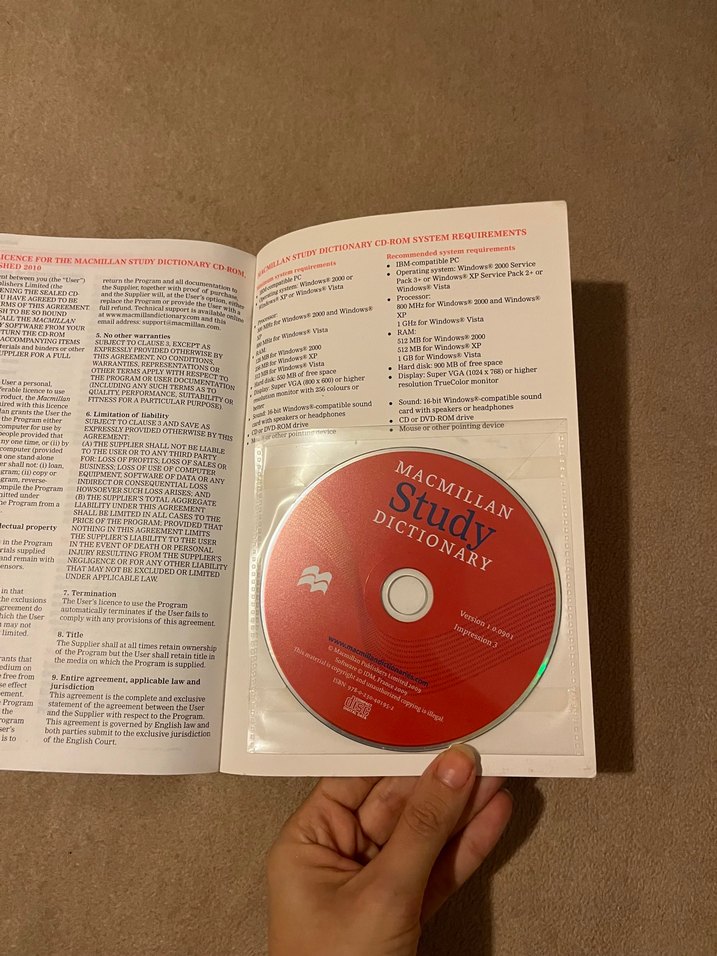 Macmillan Study Dictionary - Görsel 4