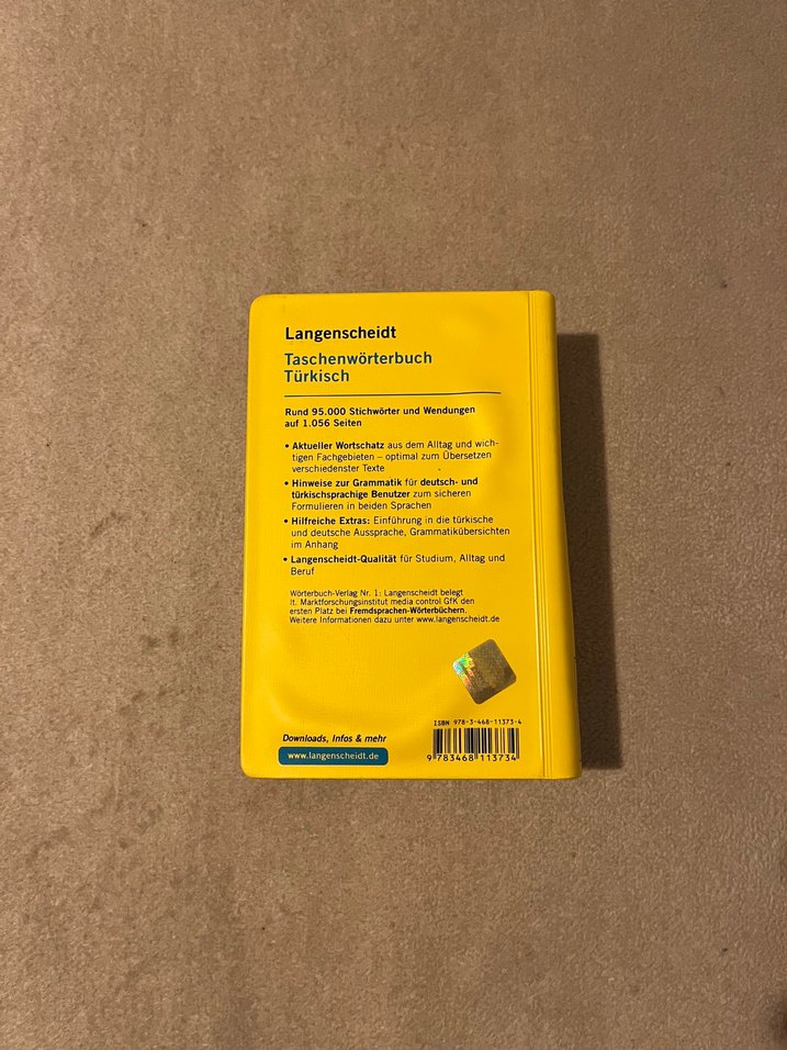 Langenscheidt Türkçe-Almanca Cep Sözlüğü - Görsel 3