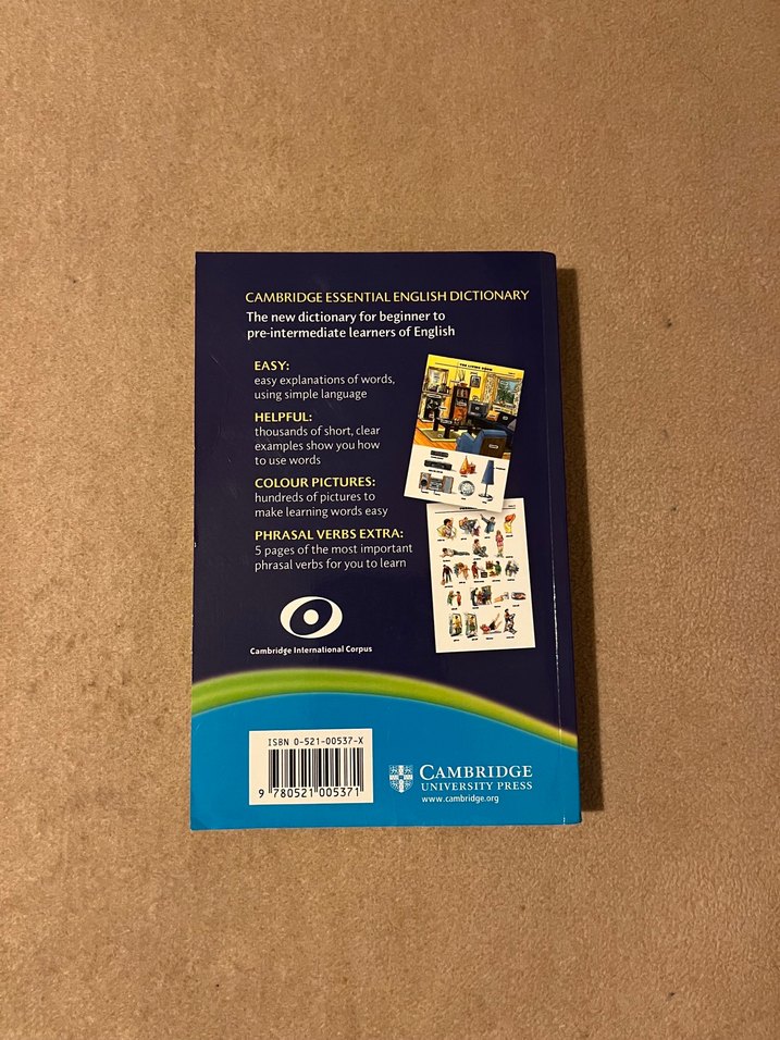 Cambridge Essential English Sözlüğü - Görsel 3