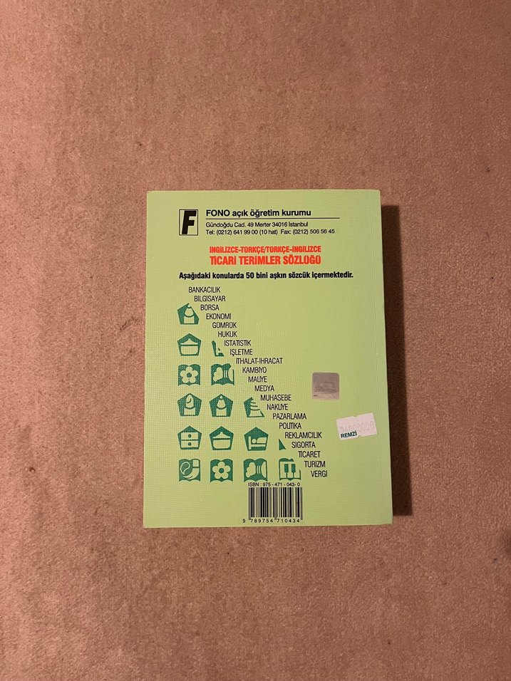İngilizce-Türkçe Ticari Terimler Sözlüğü - Görsel 3