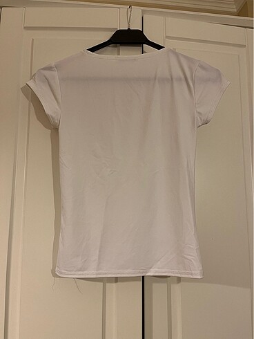 s Beden beyaz Renk Zara polyamid t-shirt