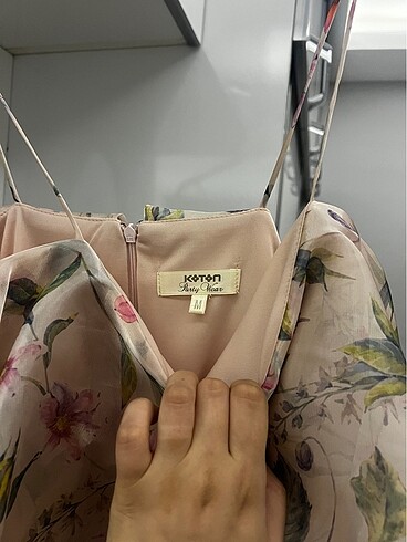 m Beden Şifon Elbise