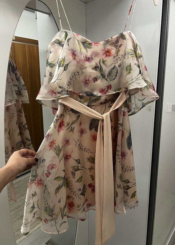 Şifon Elbise - Görsel 2