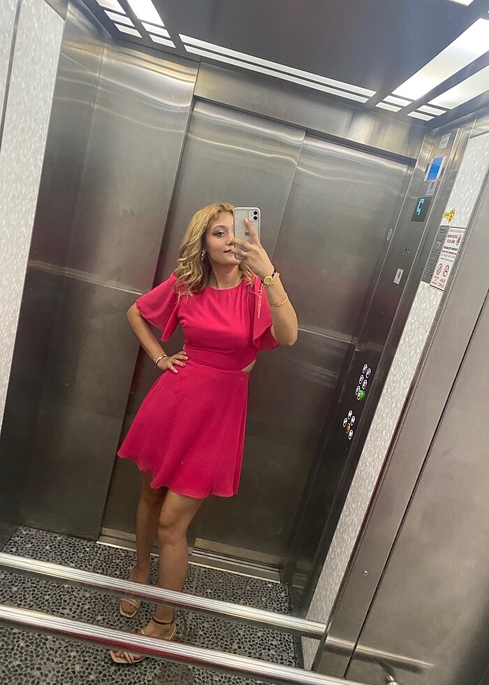 Şifon Elbise - Görsel 2