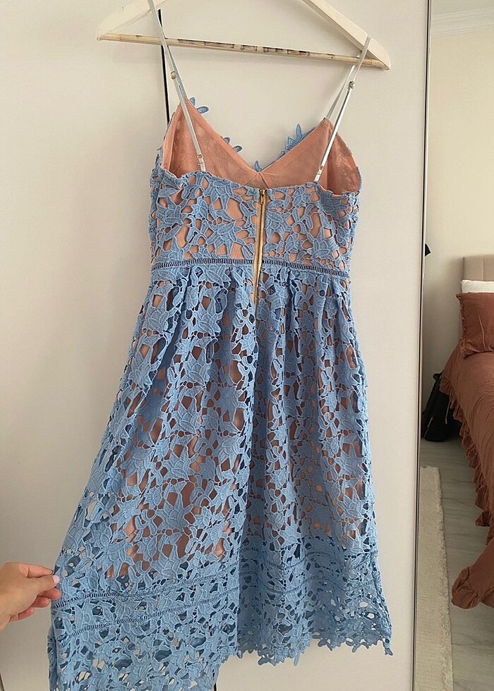 Self Portrait Mavi Elbise - Görsel 5