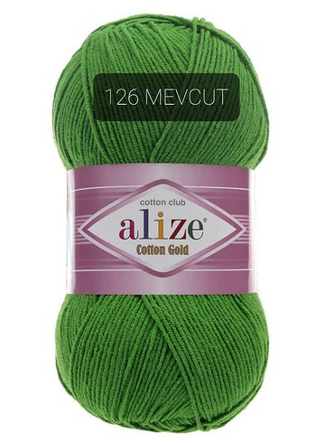 Alize Cotton Gold Yeşil İplik 126 Mevcut