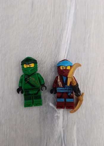 Lego Ninjago Yeşil ve Mavi Ninja Figürleri