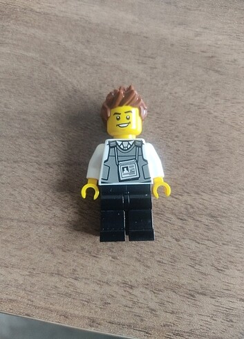 Police - Security Officer, Black Legs, Brown Hair Item No: cty