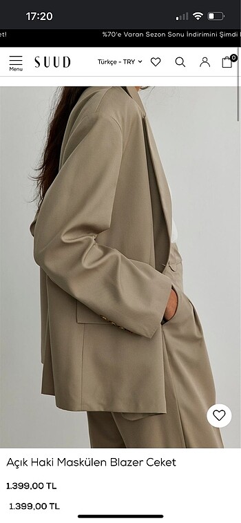 38 Beden Blazer ceket