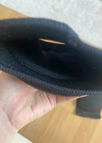 Siyah Elastik Biker Diz Koruyucu - Görsel 3