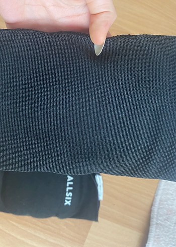 Siyah Elastik Biker Diz Koruyucu - Görsel 2