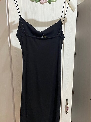 xs Beden siyah Renk pull and bear siyah elbise