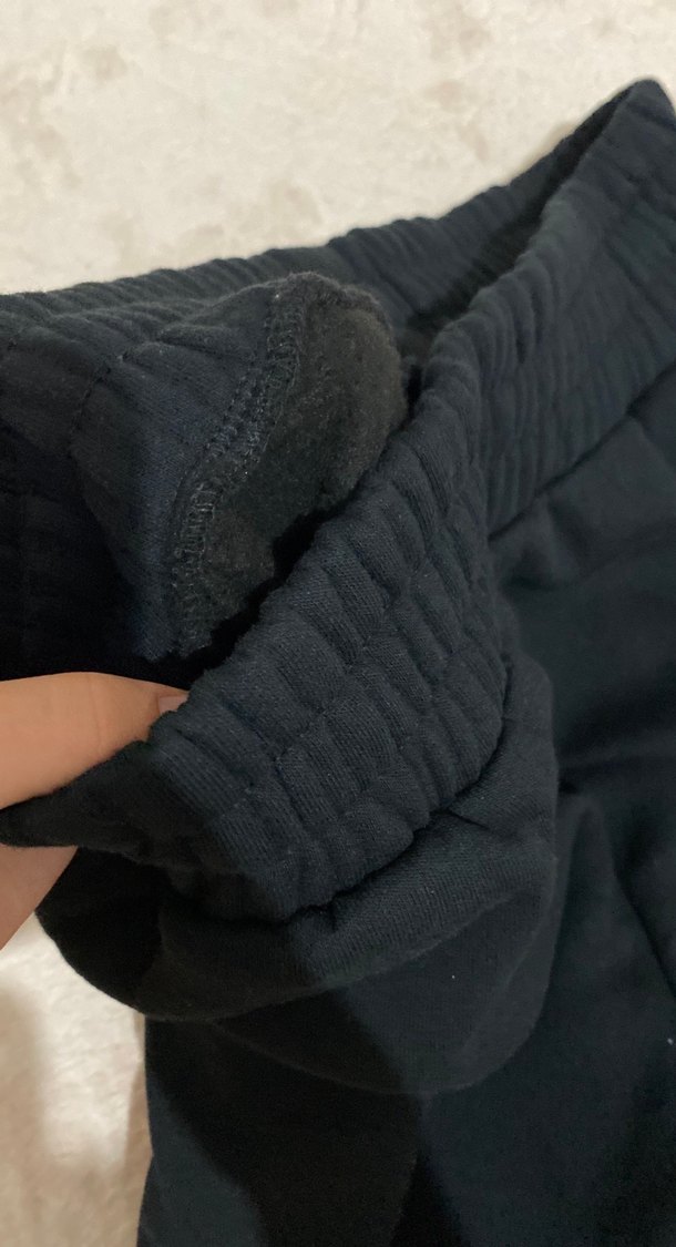 Siyah Kadın Rahat Kesim Eşofman Altı - Görsel 3