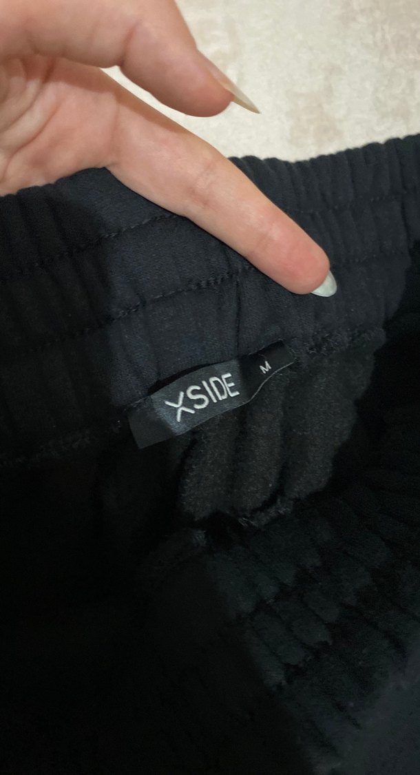 Siyah Kadın Rahat Kesim Eşofman Altı - Görsel 2