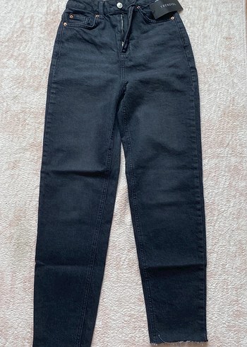 Trendyol Gri Kadın Denim Pantolon - Görsel 5