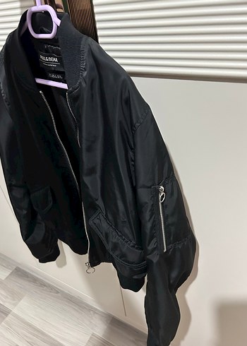 Siyah Bomber Ceket - Görsel 3