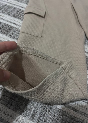 Bej Triko Bebek Kız Takımı, Uzun Kollu - Görsel 7