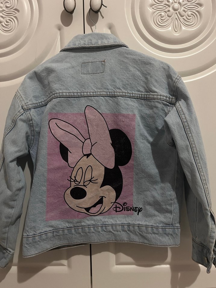 Kız Çocuk Mavi Denim Ceket Zara - Görsel 2