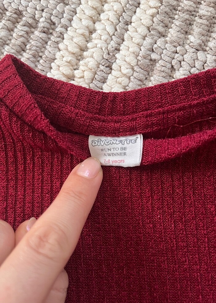 Kız çocuk kazak - Görsel 3