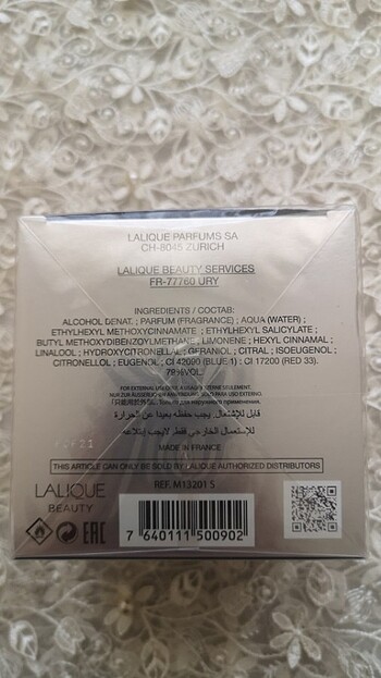  Beden Lalique Encre Noire Sport Edt 100 ml Erkek Parfümü 