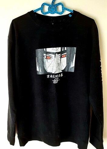 Anime Naruto İtachi Sharingan Erkek Sweatshirt