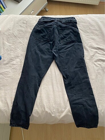 26 Beden Siyah mom jean pantolon