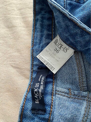 36 Beden mavi Renk Mom jean kot pantolon