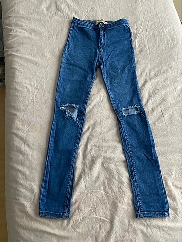 36 Beden Yırtık skinny jean pantolon