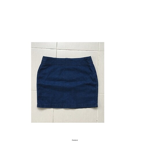 Xside lacivert mini kot etek