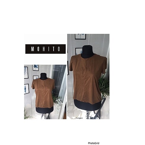 Mohito süet görünümlü bluz