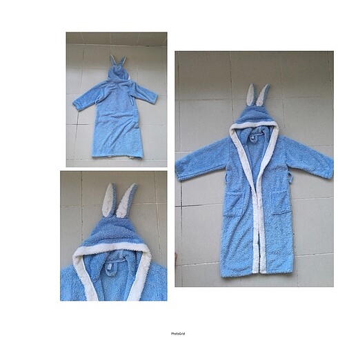 Tavşan kulaklı bornoz - Görsel 4