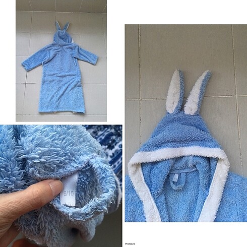 Tavşan kulaklı bornoz - Görsel 2