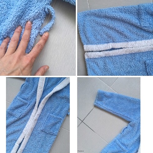 Tavşan kulaklı bornoz - Görsel 3