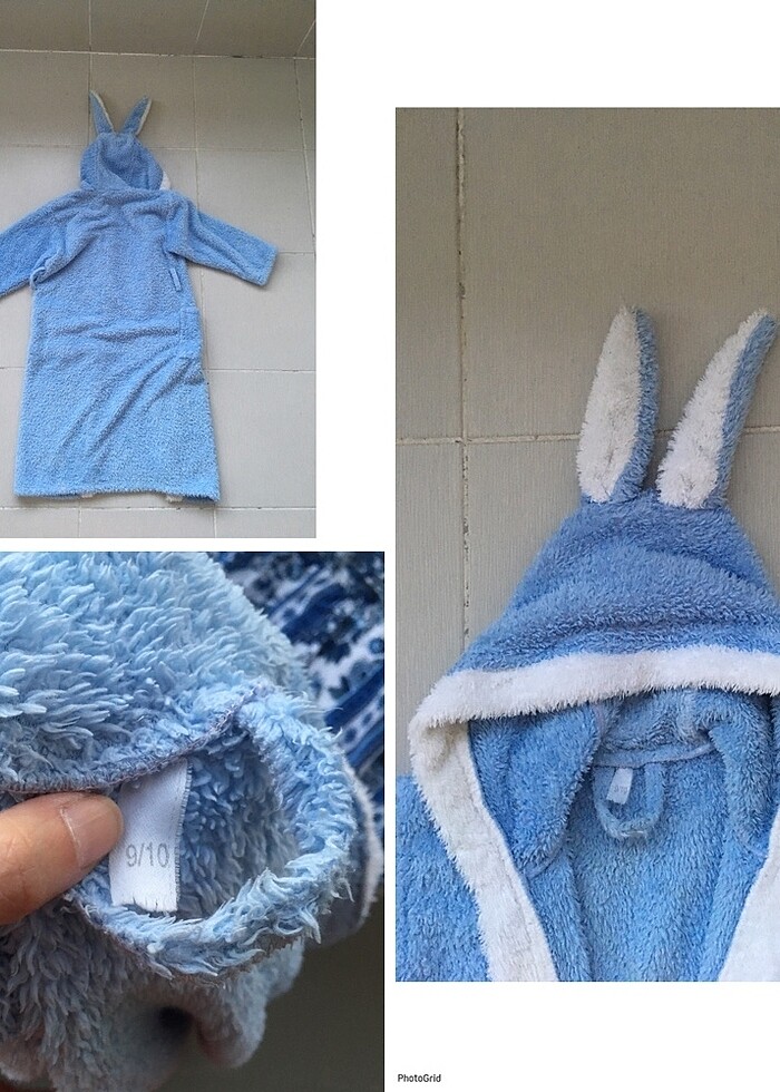 Tavşan kulaklı bornoz - Görsel 2